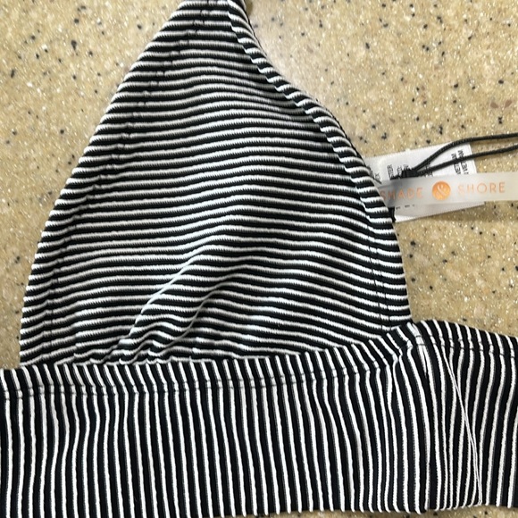 Swim top with adjustable ties in back and around neck - Picture 2 of 5